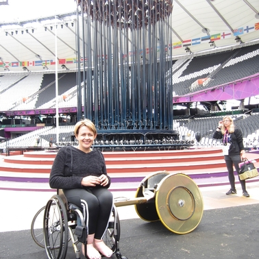 Inside the Olympic Stadium