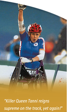 Killer Queen Tanni reigns supreme on the track, yet again