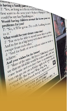 A page from Hello magazine